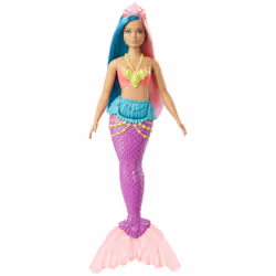Barbie Dreamtopia - Poupée - Sirène, Poupée mannequin, Femelle, 3 an(s), Fille, Multicolore