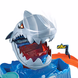 Hot Wheels City Color Shifter Coffret Robot Requin En Folie