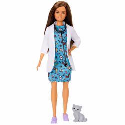 Barbie Métiers Poupée Vétérinaire