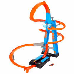 Hot Wheels Action Coffret Altitude Crash, Ensemble véhicule et piste, 5 an(s), D, Plastique, Multicolore