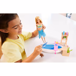 Barbie Coffret Bain Coloré Avec Poupée - Vue supplémentaire 2