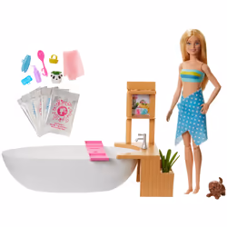 Barbie Coffret Bain Coloré Avec Poupée - Vue supplémentaire 3