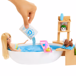 Barbie Coffret Bain Coloré Avec Poupée - Vue supplémentaire 6