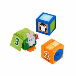 Fisher-Price Nouveaux cubes d’éveil surprises, 0,5 an(s), Sonore, Multicolore
