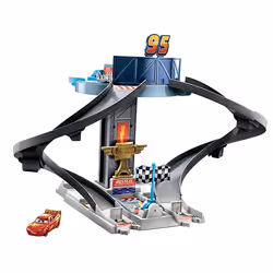 Mattel Disney and Pixar’s Cars Rust-Eze Racing Tower Race Car Track, Voiture et course, 4 an(s), Multicolore, Plastique