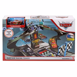 Mattel Disney and Pixar’s Cars Rust-Eze Racing Tower Race Car Track