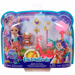 Enchantimals Wonderwood Bike Buddies: Danessa Deer & Sprint, 4 an(s), Multicolore
