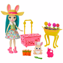 Enchantimals Bunny Blooms, Poupée mannequin, Femelle, 4 an(s), 152,4 mm, Multicolore