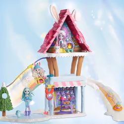 Enchantimals Coffret Chalet Des Neiges De Bevy Lapin - Vue supplémentaire 18