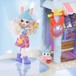 Enchantimals Coffret Chalet Des Neiges De Bevy Lapin - Vue supplémentaire 20