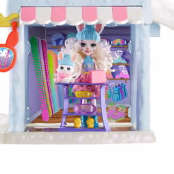 Enchantimals Coffret Chalet Des Neiges De Bevy Lapin - Vue supplémentaire 7