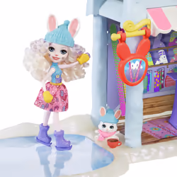 Enchantimals Coffret Chalet Des Neiges De Bevy Lapin - Vue supplémentaire 8