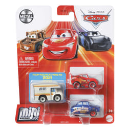 Disney Pixar Cars Assortiment De Packs De 3 Véhicules Mini Racers