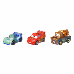 Disney Pixar Cars Assortiment De Packs De 3 Véhicules Mini Racers