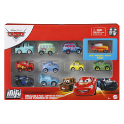 Disney Pixar Cars Assortiment De Packs De 10 Véhicules Mini Racers