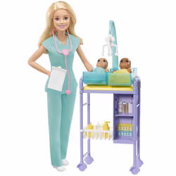 Barbie Métiers Pédiatre, Poupée mannequin, Femelle, 3 an(s), Fille, 266,7 mm, 340 g