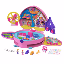 Polly Pocket Fête Foraine Transportable, Action/Aventure, 4 an(s), Multicolore, Plastique
