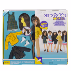 Creatable World Deluxe Character Kit, Poupée mannequin, Mâle et femelle (kit), 6 an(s), Garçon/Fille, 260 mm, Multicolore