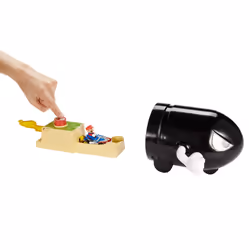 Hot Wheels Mario Kart Lanceur Bill Balle Avec Mini-Véhicule Mario A L’Échelle 1:64 Inclus, Jouet Pour Enfant Inspiré Par Les Voitures Du Jeu