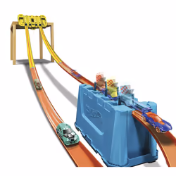 Hot Wheels Track Builder Unlimited Boîte Multicourse, Ensemble véhicule et piste, 6 an(s), Plastique, Multicolore