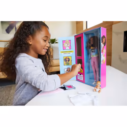 Mattel Barbie - Métiers Surprises (Brune) - Poupée Mannequin