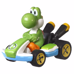 Hot Wheels YOSHI STANDARD KART Vehicle, Voiture, 3 an(s), Noir, Bleu, Vert, Blanc
