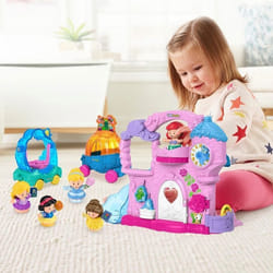 Fisher-Price - Little People Château Princesses Disney + 2 vehicules