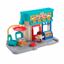 Fisher-Price Little People Café Bakery, 1 an(s), Multicolore, Plastique