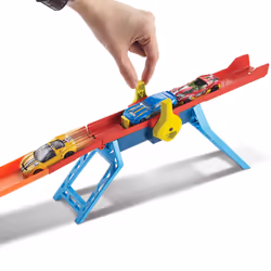 Hot Wheels Track Builder Unlimited Coffret Piste Propulseur, Piste de véhicules de jeu, 6 an(s), LR14, Plastique, Multicolore