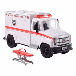 WWE WREKKIN VÉHICULE SLAMBULANCE MATTEL GNK12