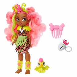 Enchantimals Cave Club Fernessa, Poupée mannequin, Femelle, 4 an(s), 254 mm, Multicolore