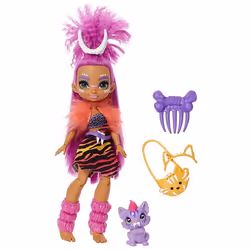 Enchantimals Cave Club Roaralai, Poupée mannequin, Femelle, 4 an(s), Fille, 254 mm, Multicolore