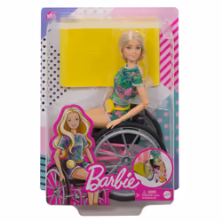 Barbie Fashionistas Et Son Fauteuil Roulant, Poupée mannequin, Femelle, 3 an(s), Fille, Multicolore
