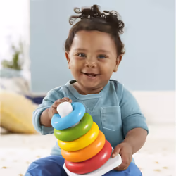 Fisher-Price Pyramide Arc-En-Ciel, 0,5 an(s), Plastique, Multicolore