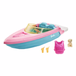 Barbie – Le Hors-Bord de, Bateau de poupée, 3 an(s)