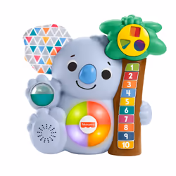 Fisher-Price Linkimals Noah Le Koala, Animal électronique pour enfants, 0,8 an(s), Français, Multicolore