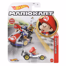 Hot Wheels Mario Kart MarioKart Baby Mario and B-Dasher - Vue supplémentaire 4