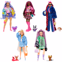 Barbie Extra – Assortiment, Poupée mannequin, Femelle, 3 an(s), Fille, 285 mm, Couleurs assorties