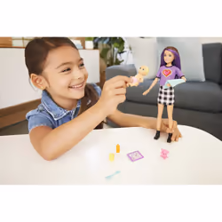 Barbie Skipper Babysitters Inc. – Coffret Skipper Baby-Sitter Poupées et Accessoires