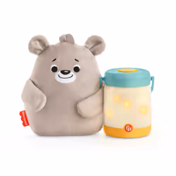 Fisher-Price Veilleuse Ourson Et Ses Lucioles, Autonome, Garçon/Fille, Sonore, Batterie