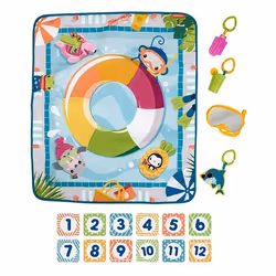 Fisher-Price GRR44 gymnase et tapis d'éveil pour bébé Multicolore Tapis de jeux pour bébé