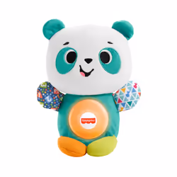 Fisher-Price Linkimals Andrea Le Panda, Animaux en peluche, 0,6 an(s), Interactif, Sonore, AA, Piles fournies