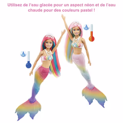 Barbie Dreamtopia Sirène Magique Arc-En-Ciel - Vue supplémentaire 7