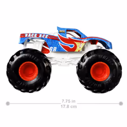 Hot Wheels Monster Trucks Oversized RACE ACE Vehicle