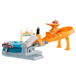 Disney Pixar Cars Coffret Mini Racers Radiator Springs Hors De Contrôle Coffret De Jeu, Ensemble véhicule et piste, Cars, 4 a ...