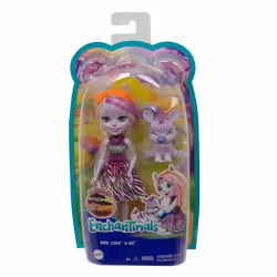Enchantimals Poupée Zadie Zèbre & Rayure, Poupée mannequin, Femelle, 4 an(s), Fille, 152 mm, Multicolore