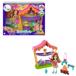 Enchantimals Coffret Griselda Girafe Bivouac En Savane