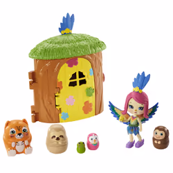 Enchantimals Maison Perroquet & Animaux Surprises