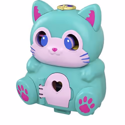 Polly Pocket Flip &amp; Find Cat Compact, 4 an(s), Multicolore