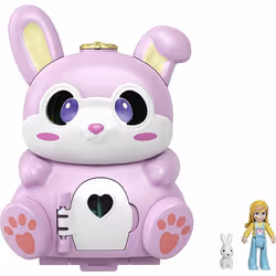 Polly Pocket Flip &amp; Find Bunny, 4 an(s), Multicolore